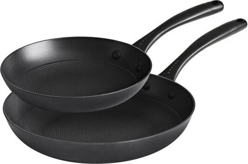 Stekepannesett 20+28 cm med honeycomb og keramisk belegg