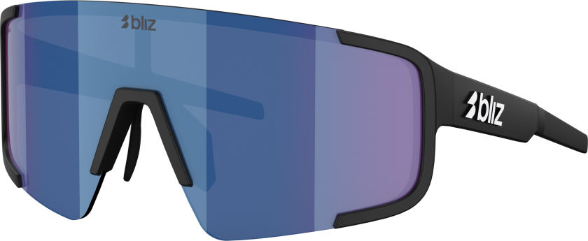 P003 Matte Black/Blue Mirror