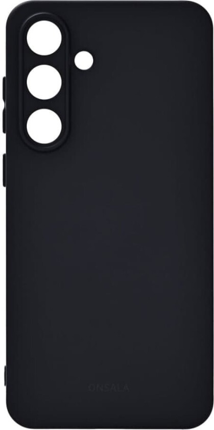 Onsala Samsung Galaxy S25 FE Deksel Silicone Touch Svart
