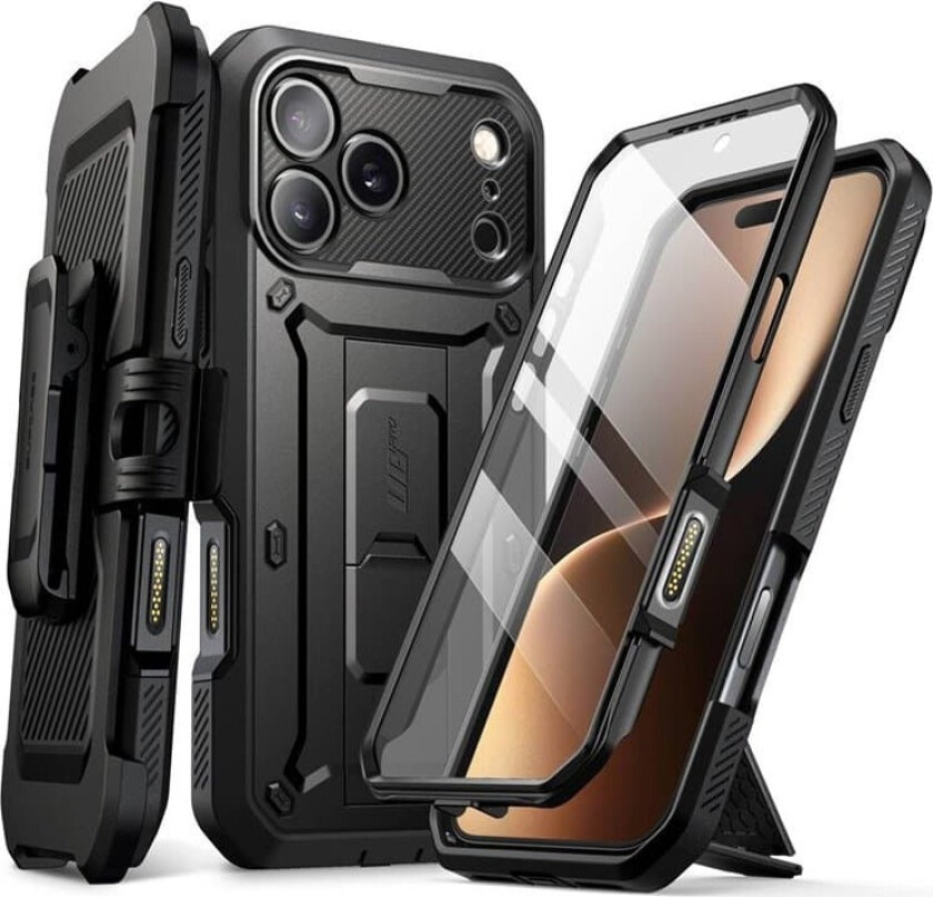 SUPCASE UB Pro deksel Apple iPhone 17 Pro Max - Svart