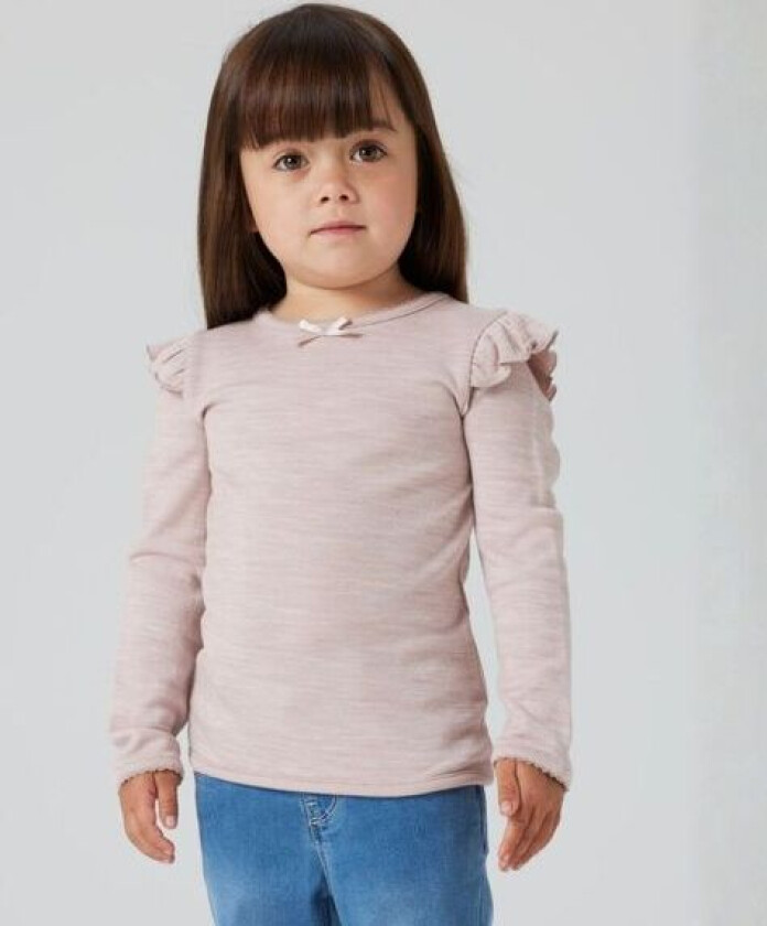 Name It - Trøye i Ull og Bambus Wyla Shadow Gray