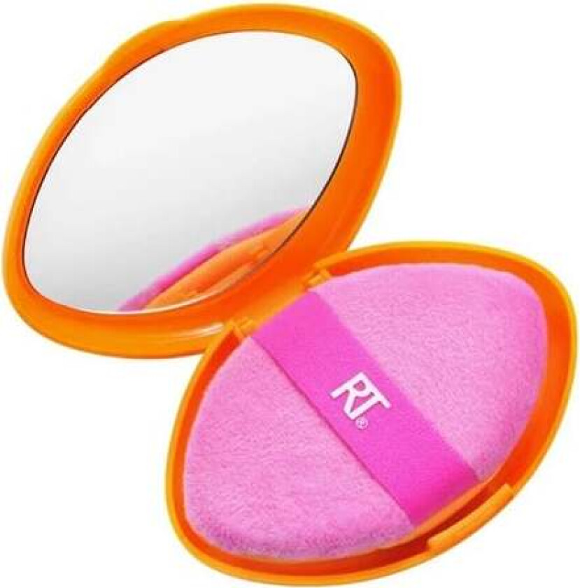 Miracle 2-In-1 Makeup Powder Puff + Travel Case - Pink.