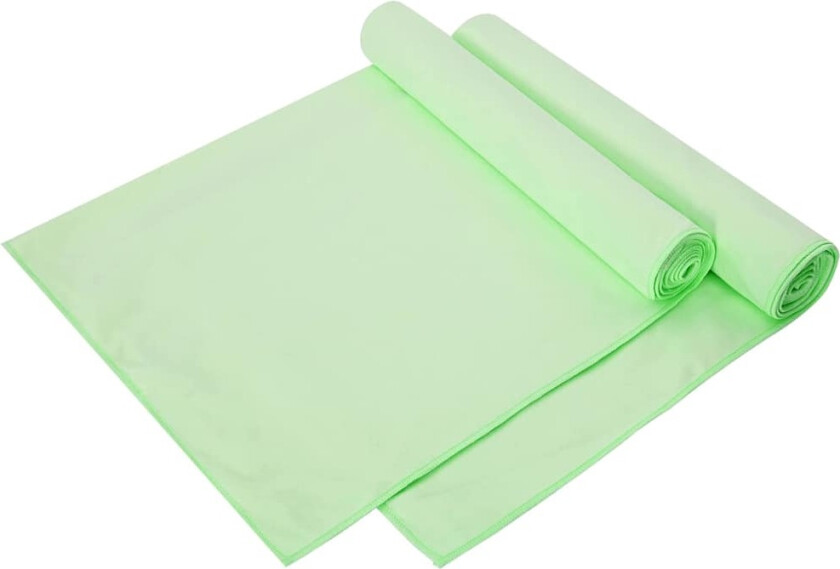 Sportshåndklær 2 pcs grønn 140 x 70 cm Polyester og polyamid