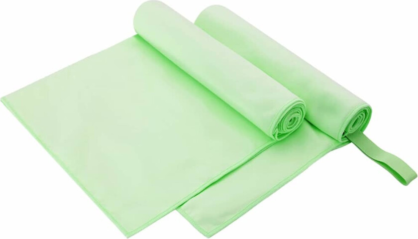 Sportshåndklær 2 pcs grønn 100 x 50 cm Polyester og polyamid