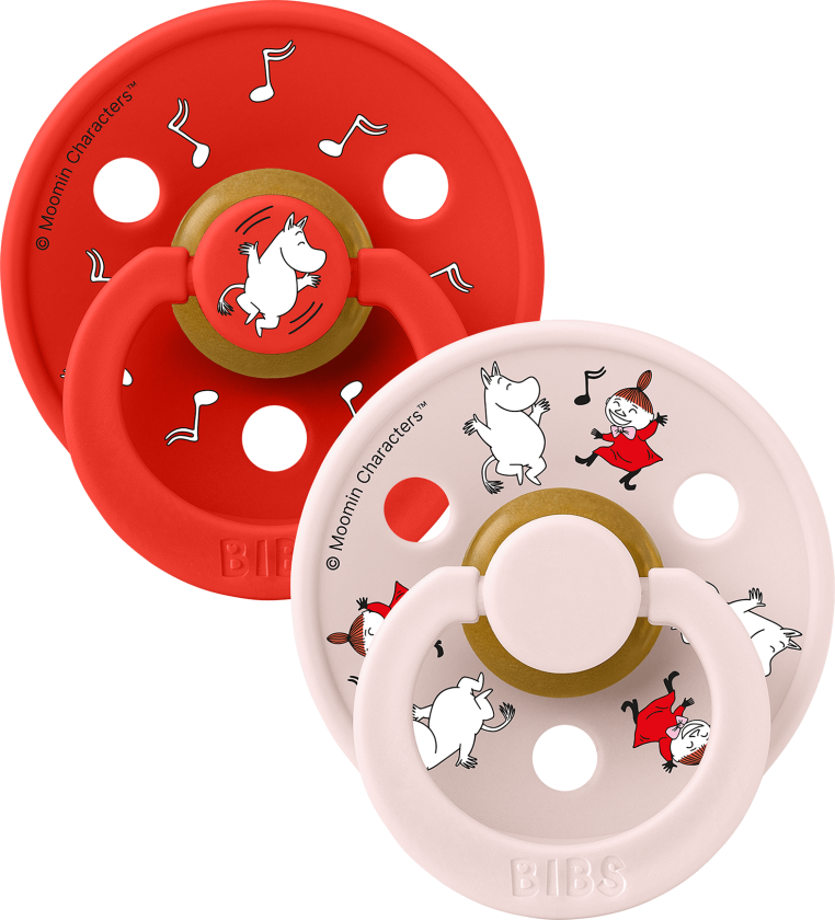 Bibs x Moomin Pacifier - Candy Apple - Size 1