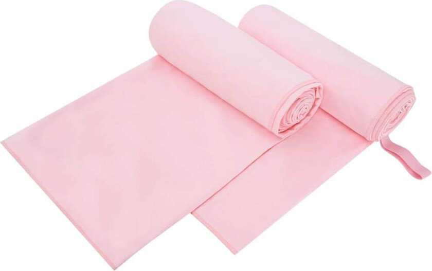 Sportshåndklær 2 pcs Rosa 200 x 100 cm Polyester og polyamid