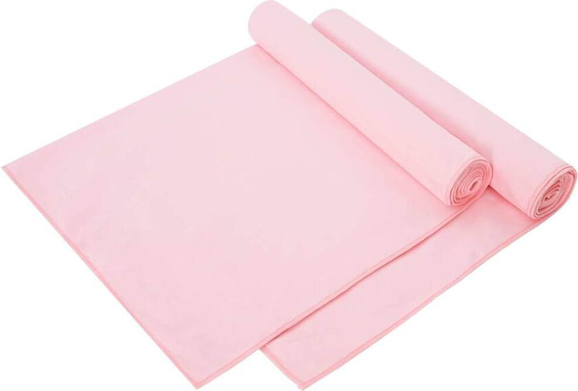 Sportshåndklær 2 pcs Rosa 140 x 70 cm Polyester og polyamid