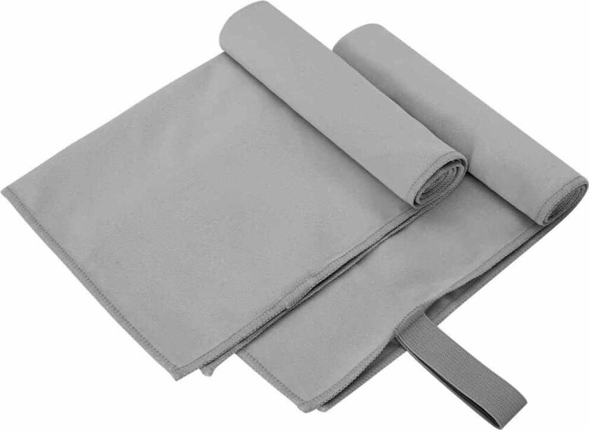 Sportshåndklær 2 pcs Mørke grå 50 x 30 cm Polyester og polyamid