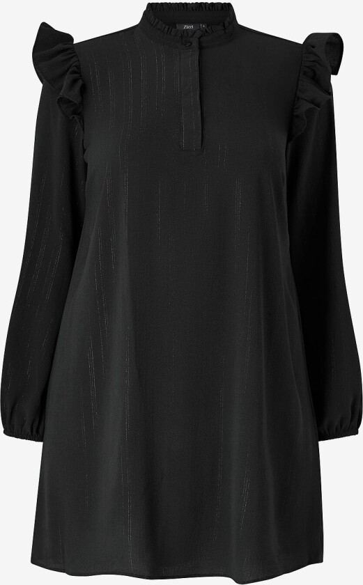 Kjole vAnni L/S Abk Glitter Dress - Svart