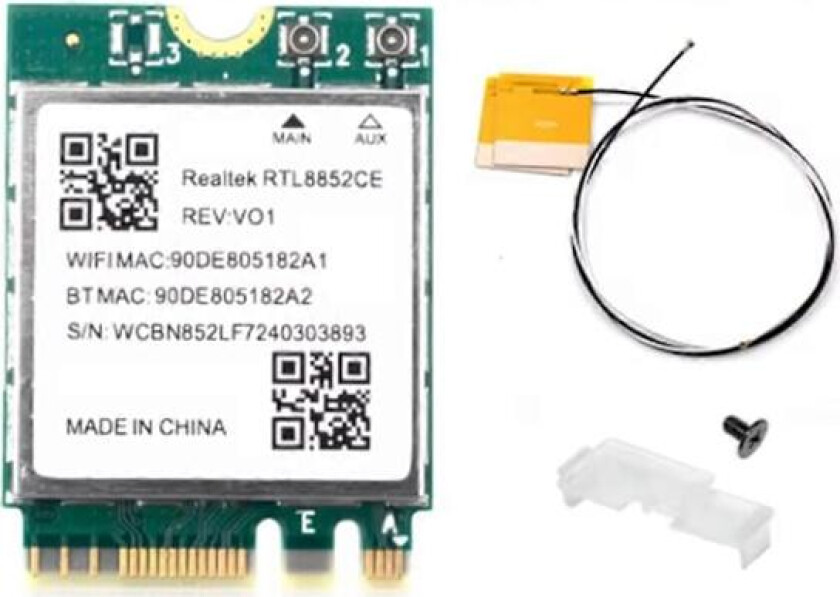 Bilde av WiFi 6E RTL8852CE M.2 nettverkskort 5400Mbps kompatibelt med 10/11
