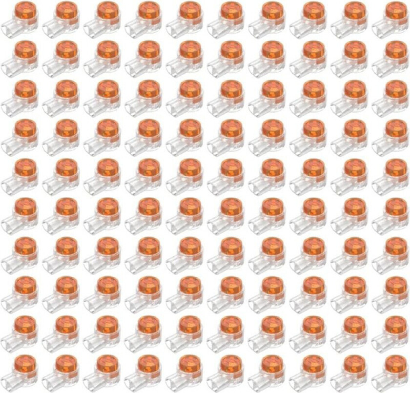 100 stk. Scotchlok UY Vanntett Kobling, Resin Fylte Kabelkoblinger Ledningsklemmer for Hage & Utendørs Robotgressklipper