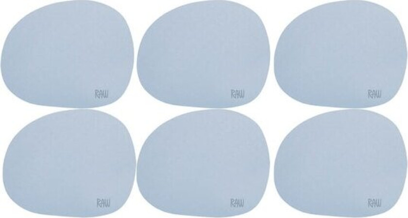 Bilde av RAW Soft glassbrikke 6 stk sky blue
