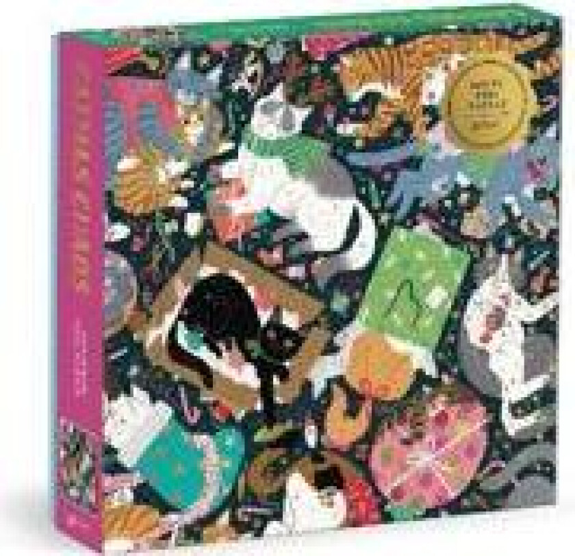 Catmas Chaos 500 Piece Foil Puzzle