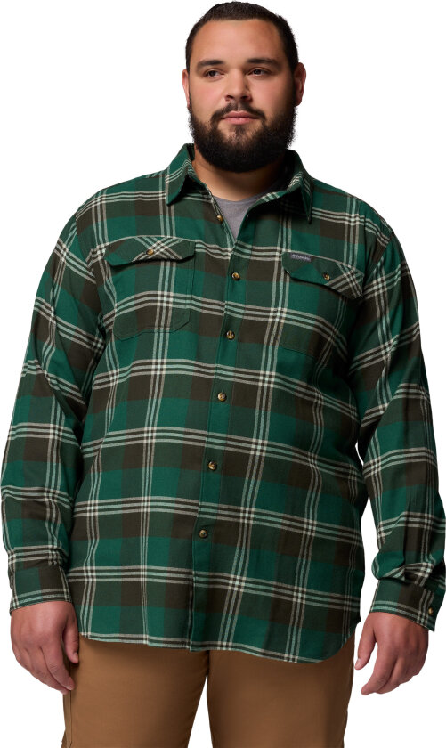 Men's Flare Gun Stretch Flannel Rain Forest Trails Edge Plaid