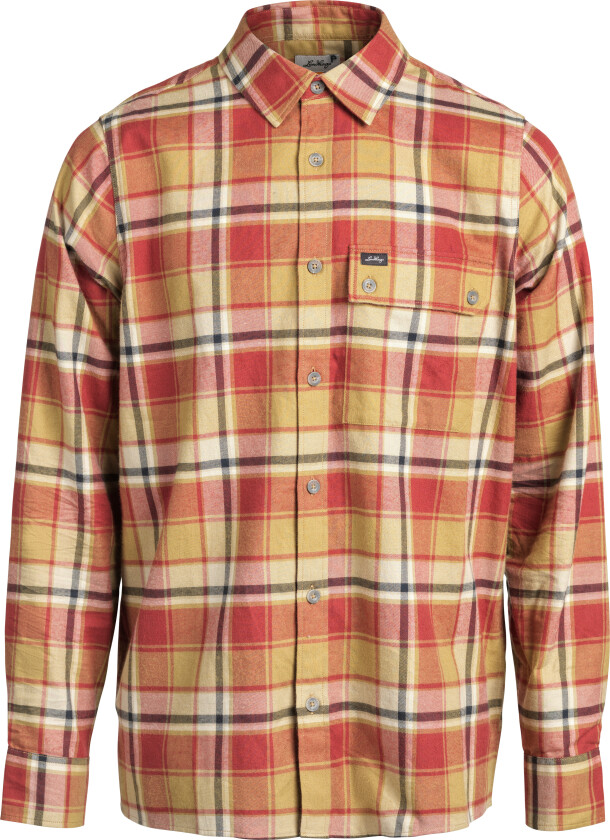 Bilde av Men's Järpen Plaid Flannel Shirt Rosewood
