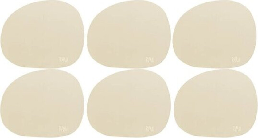 Bilde av RAW Soft glassbrikke 6 stk spring sand