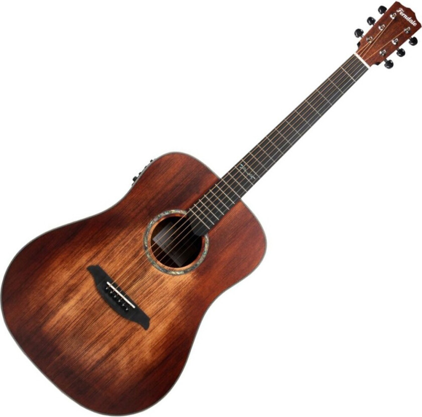 D2-E-PLUS Dreadnought Electro Acoustic Satin Antique Burst