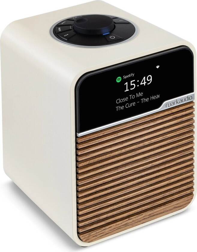 R1s Smart Radio - Kremhvit Dab Radio, Nettradio, Bluetooth
