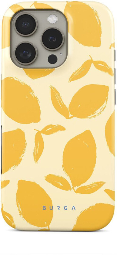 Burga Tough MagSafe-deksel - Sitronsmak (iPhone 15 Pro)