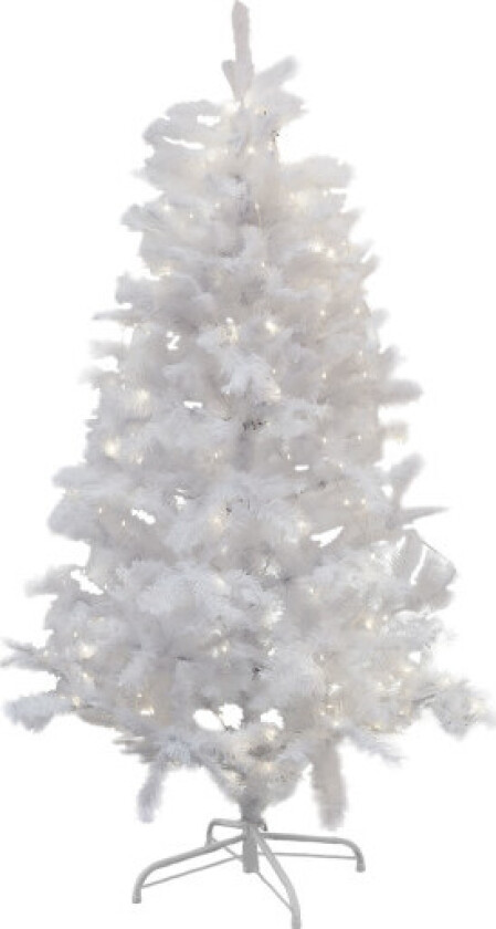 Snowy kunstig juletre med lys, 150 cm