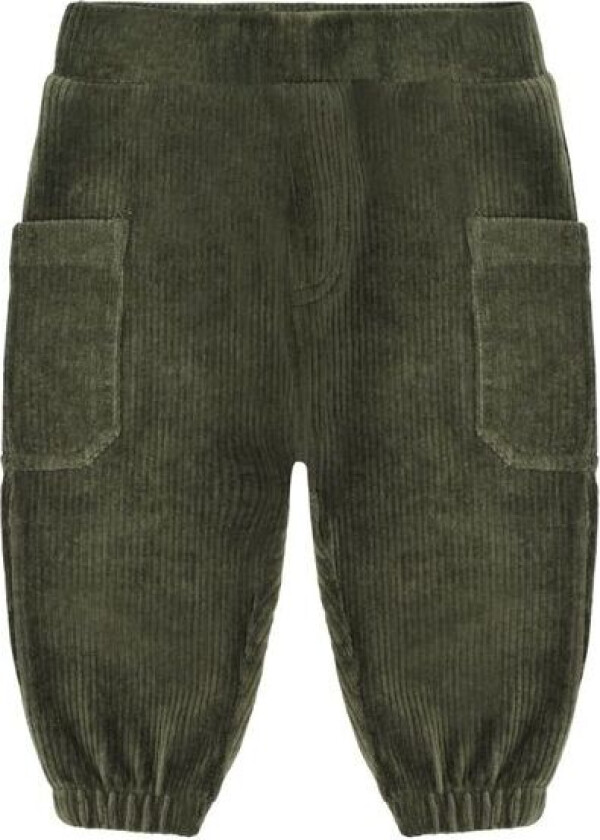 Bukse Baby Gus Ribbed Velour Deep Ivy