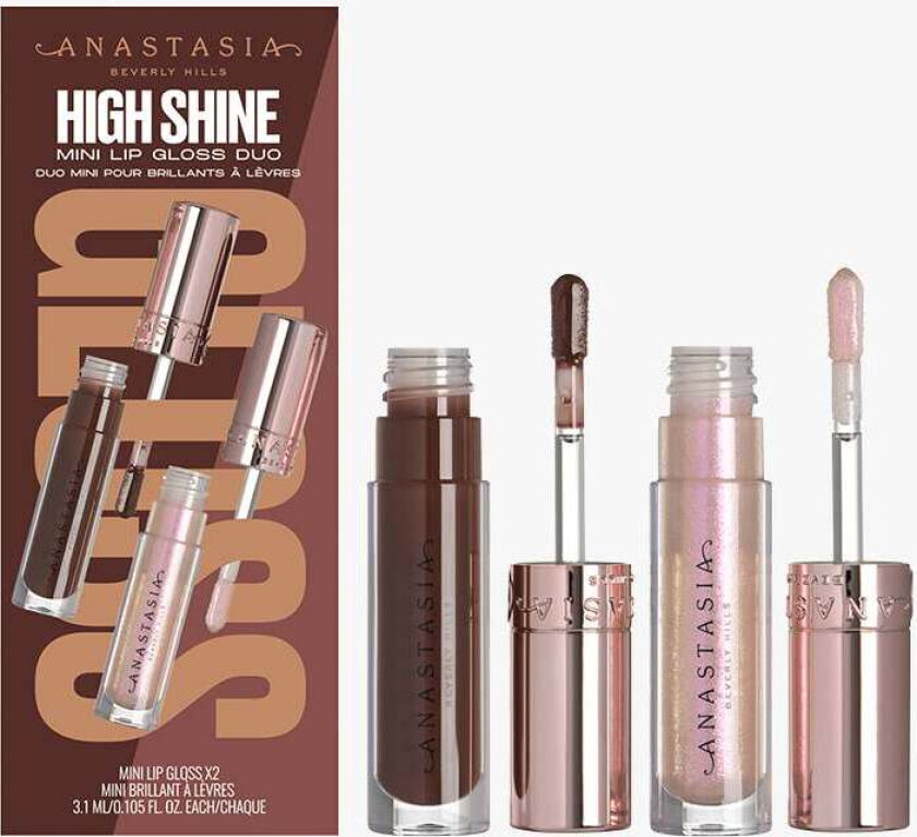 Mini Lip Gloss Duo (Farge: Aura + Molten)