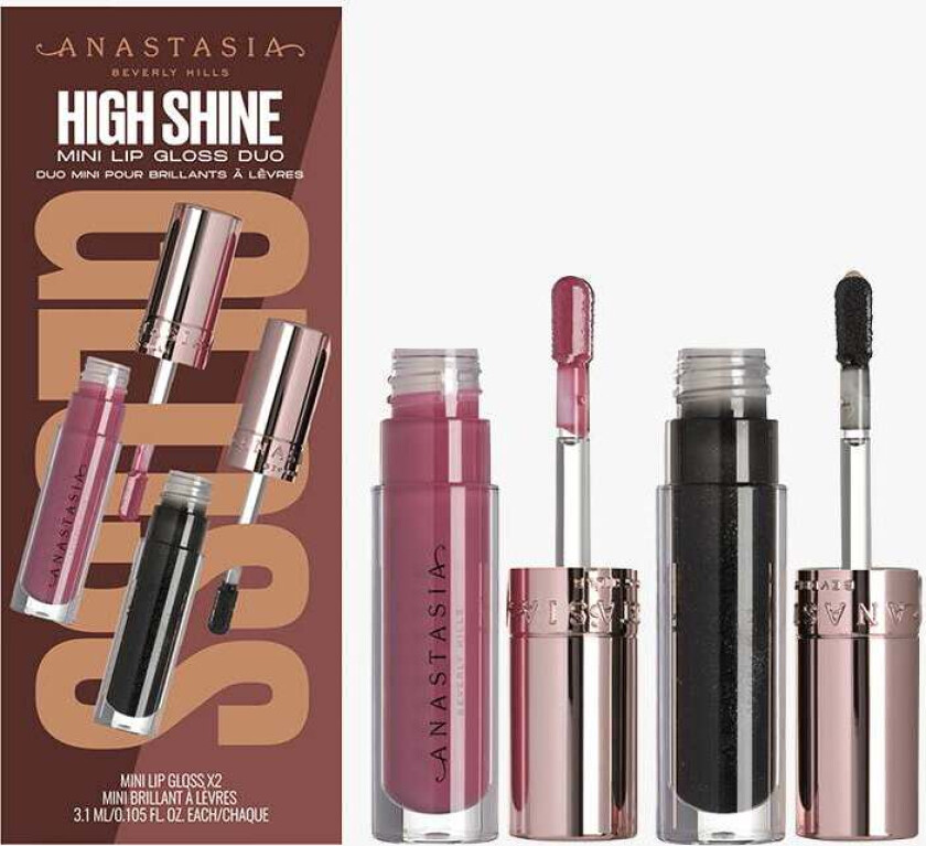 Mini Lip Gloss Duo (Farge: Pulse + Phantom)