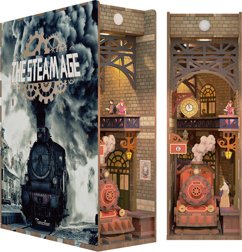 Puslespill 3D 164 Book Nook Steam Age