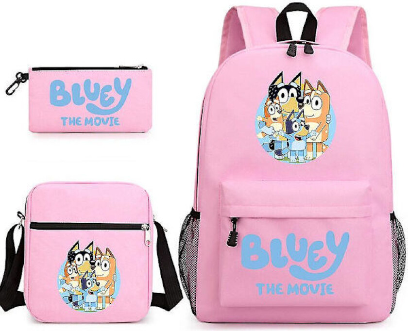 Bluey Ryggsekk i Tre Deler Rosa 5