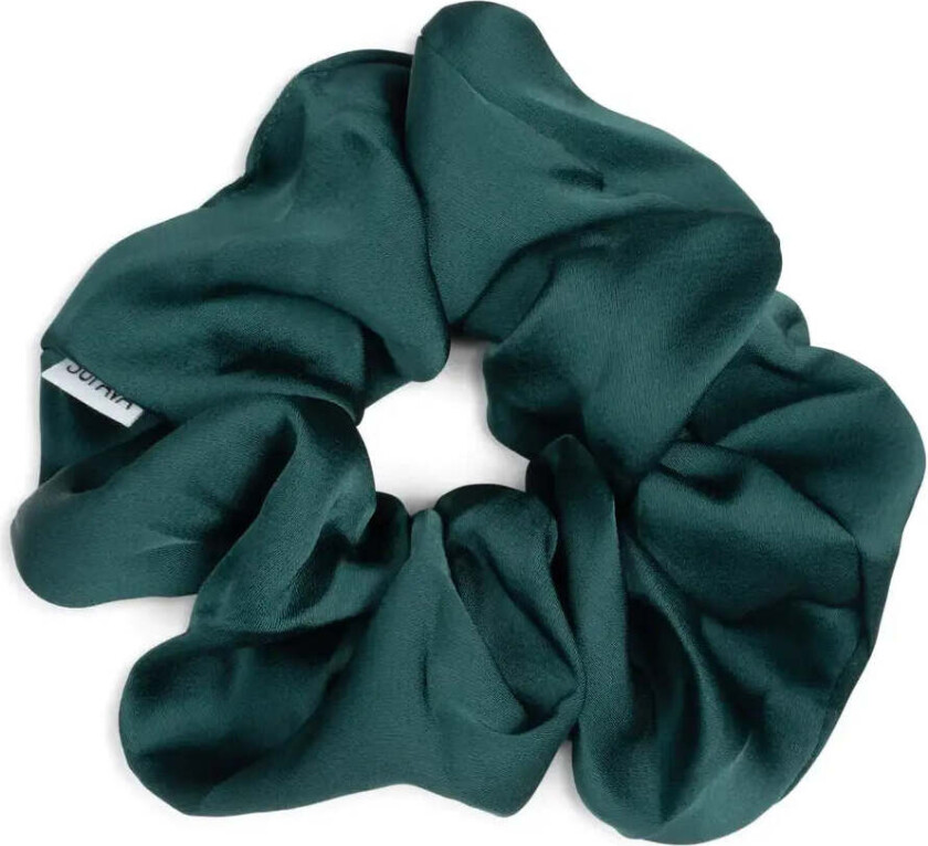 Moon Dust Scrunchie - Emerald Green