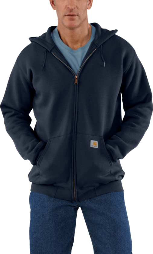 Men's Zip Hooded Sweatshirt New Navy L, New Navy
