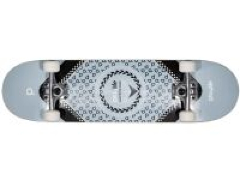 Heavy Metal Silver Skateboard