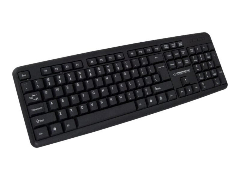 STANDARD WIRED KEYBOARD USB AMARILLO - Tastatur - Svart
