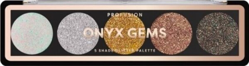 ProFusion Profusion Onyx Gems Eyeshadow Palette palette of 5 eyeshadows