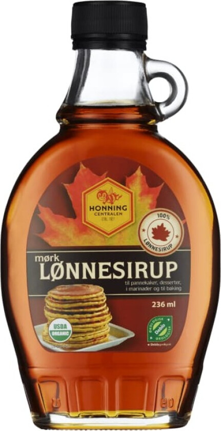 Lønnesirup Mørk Økologisk 236ml