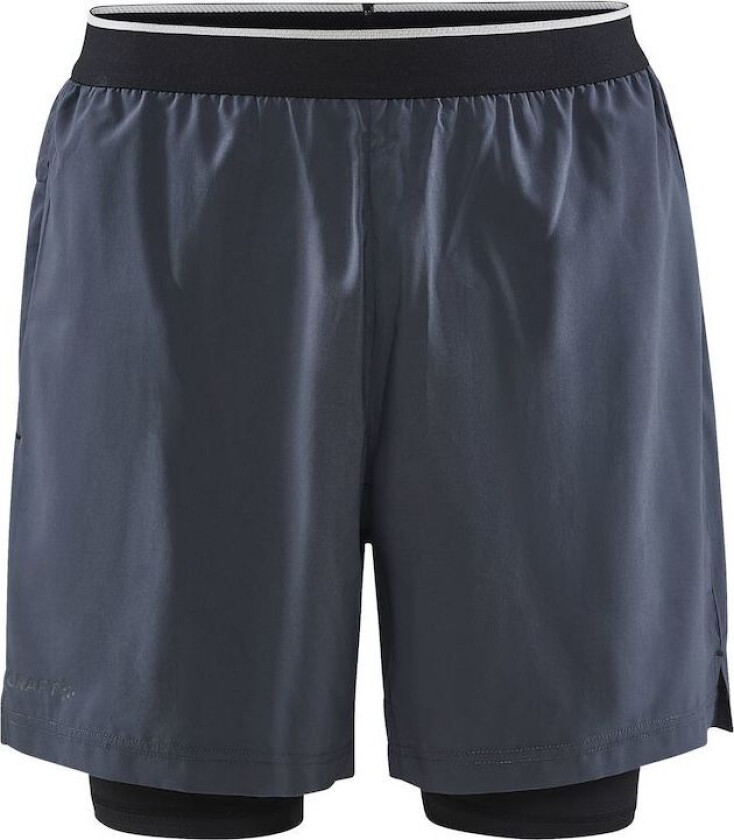 Men's Adv Charge 2-In-1 Stretch Shorts Asphalt L, Asphalt