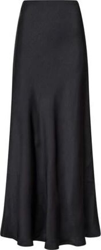 Vicky Heavy Sateen Skirt - Black 34
