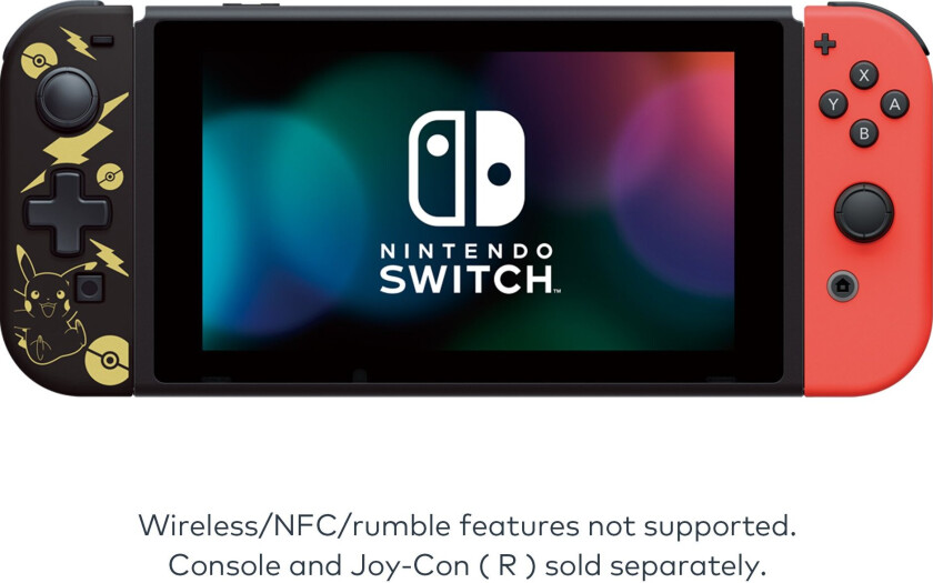 Hori D-PAD Controller - Left - (PIKACHU BLACK&GOLD) - Nintendo Switch