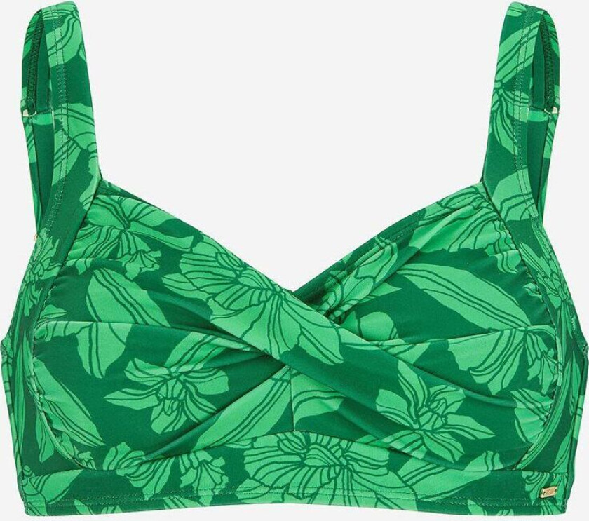 Spileløs bikini BH med et blomstermønster Nerja Female