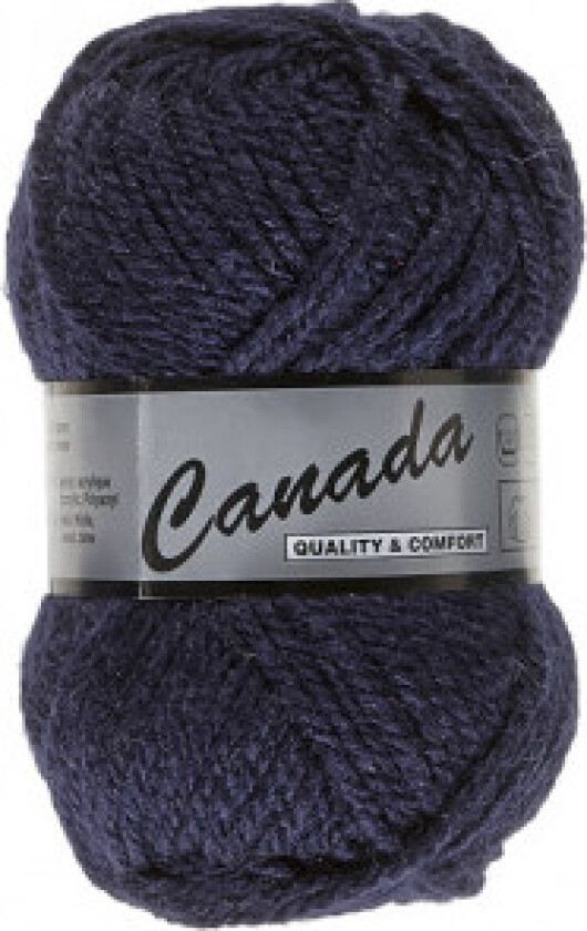 Lammy Canada Garn Unicolour 890 Marineblå