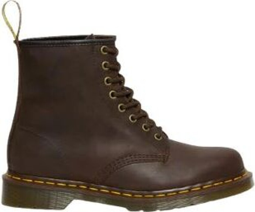 1460 Crazy Horse Leather Lace Up Boots - Dark Brown 43