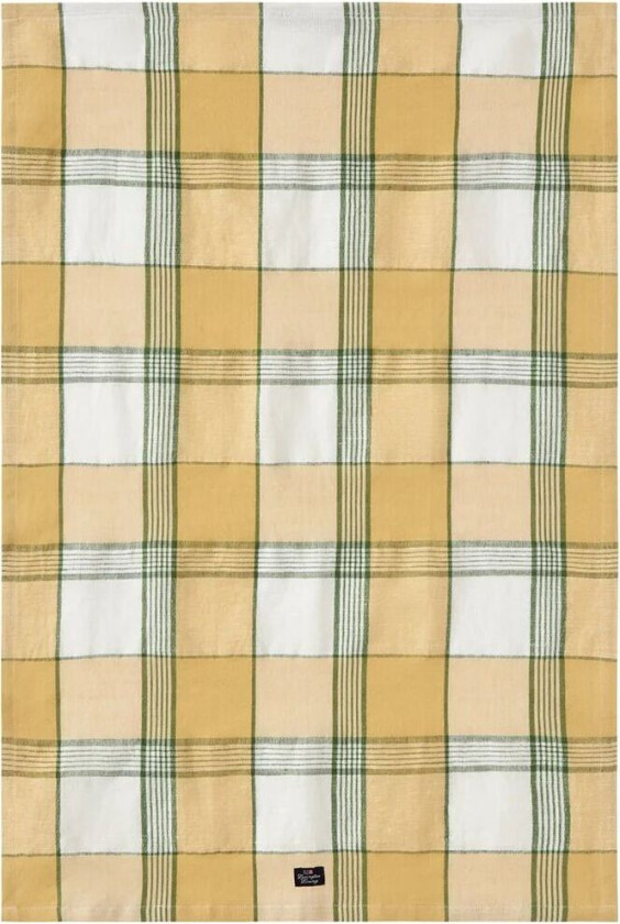 Easter Linen/Cotton kjøkkenhåndkle 50x70 cm Yellow-green