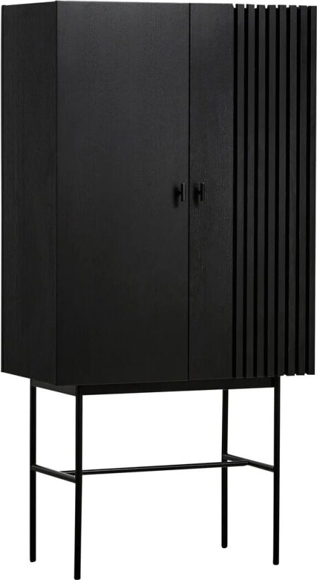 Array skap, 80 cm Svartmalt eik