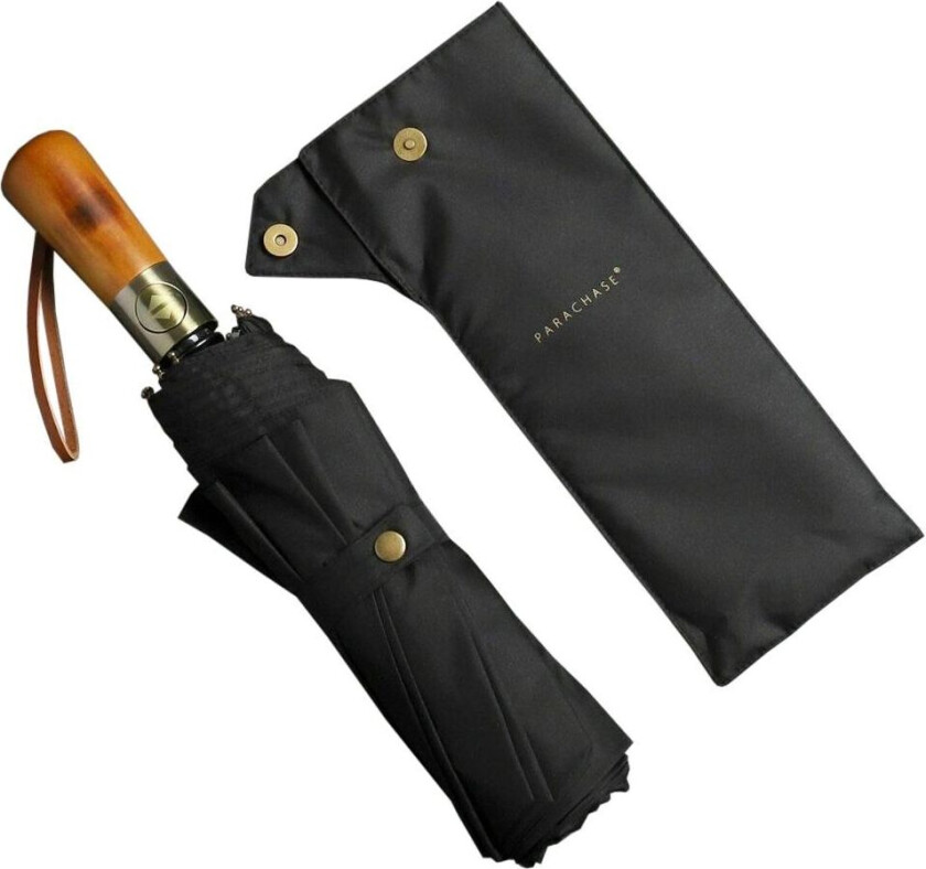 Paraply, Kompakt - 115 cm - Svart