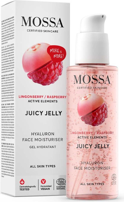 MOSSA Juicy Jelly Hyaluron Face Moisturiser, 100 ml MOSSA Dagkrem