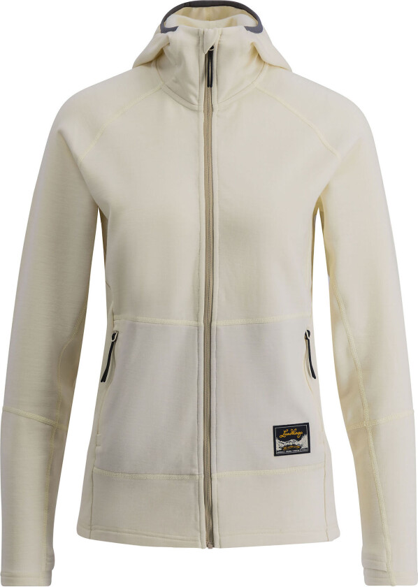 Tived Merino Hoodie W Chalk White XS, Chalk White