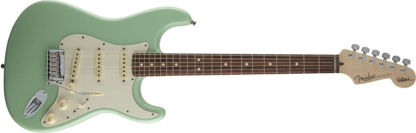 Jeff Beck Stratocaster Gripebrett I Rosentre, Sørfe-Grønn