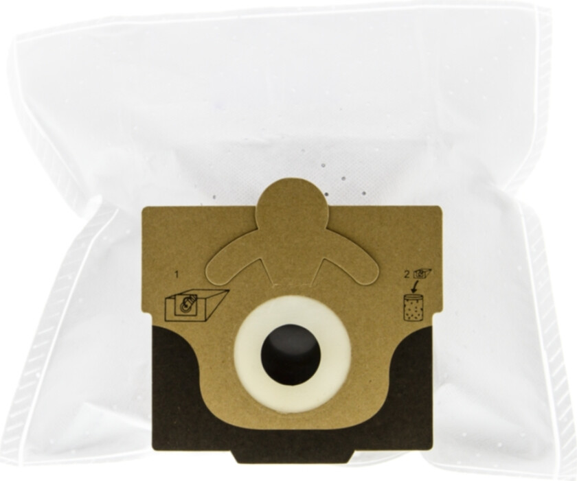 Støvsugerposer, syntetfiber, 5st. + 1 motorfilter