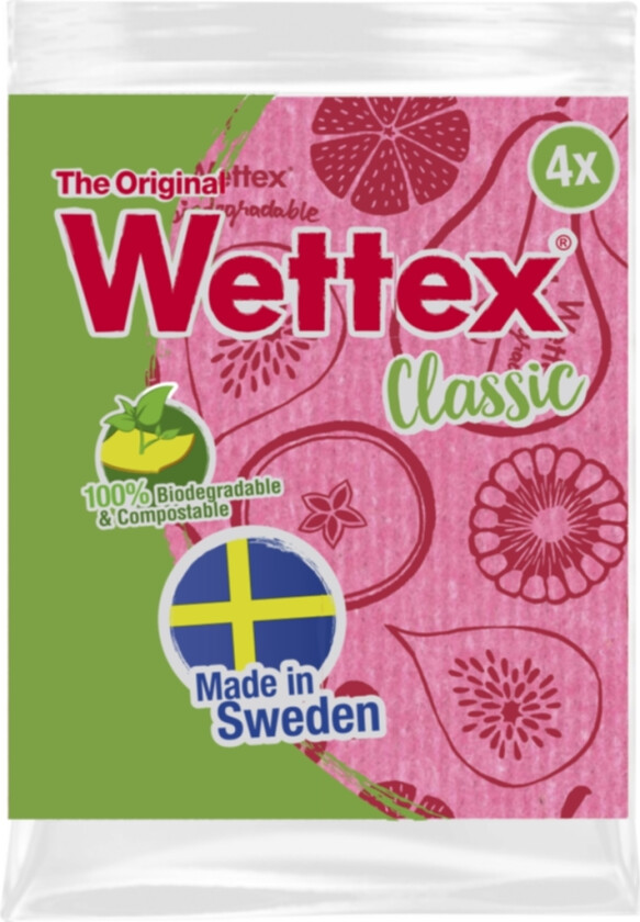 Bilde av Oppvaskklut Wettex Classic farget, 4 stk.