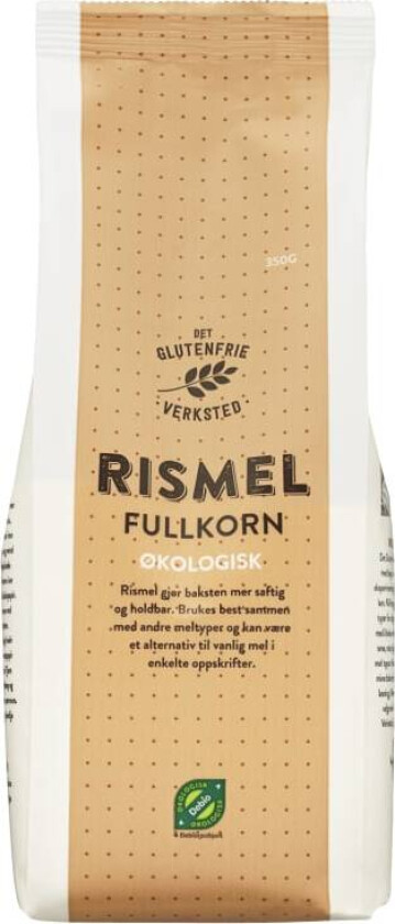 Rismel Fullkorn Økologisk 350g Dgv